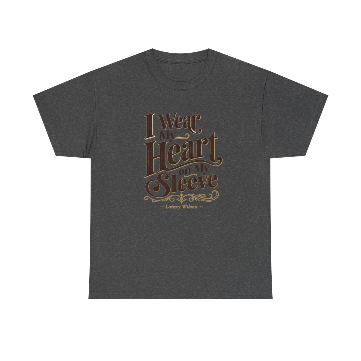 Lainey Wilson "I Wear My Heart on My Sleeve" Unisex Tee - alternate angle 3, merchandise
