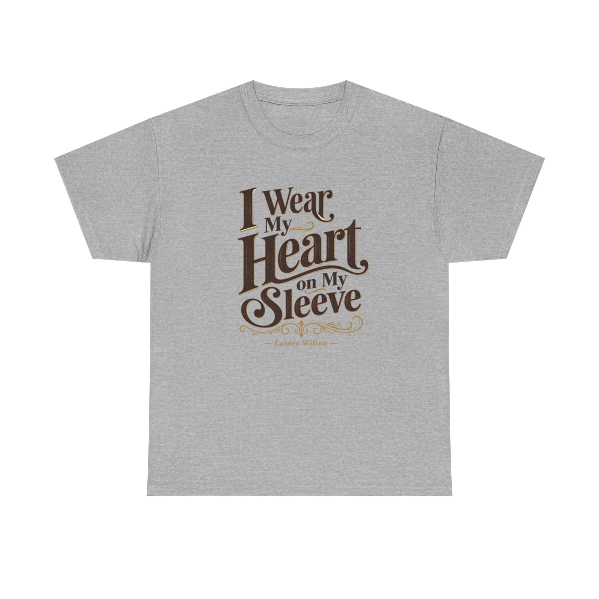 Lainey Wilson "I Wear My Heart on My Sleeve" Unisex Tee - alternate angle 2, merchandise