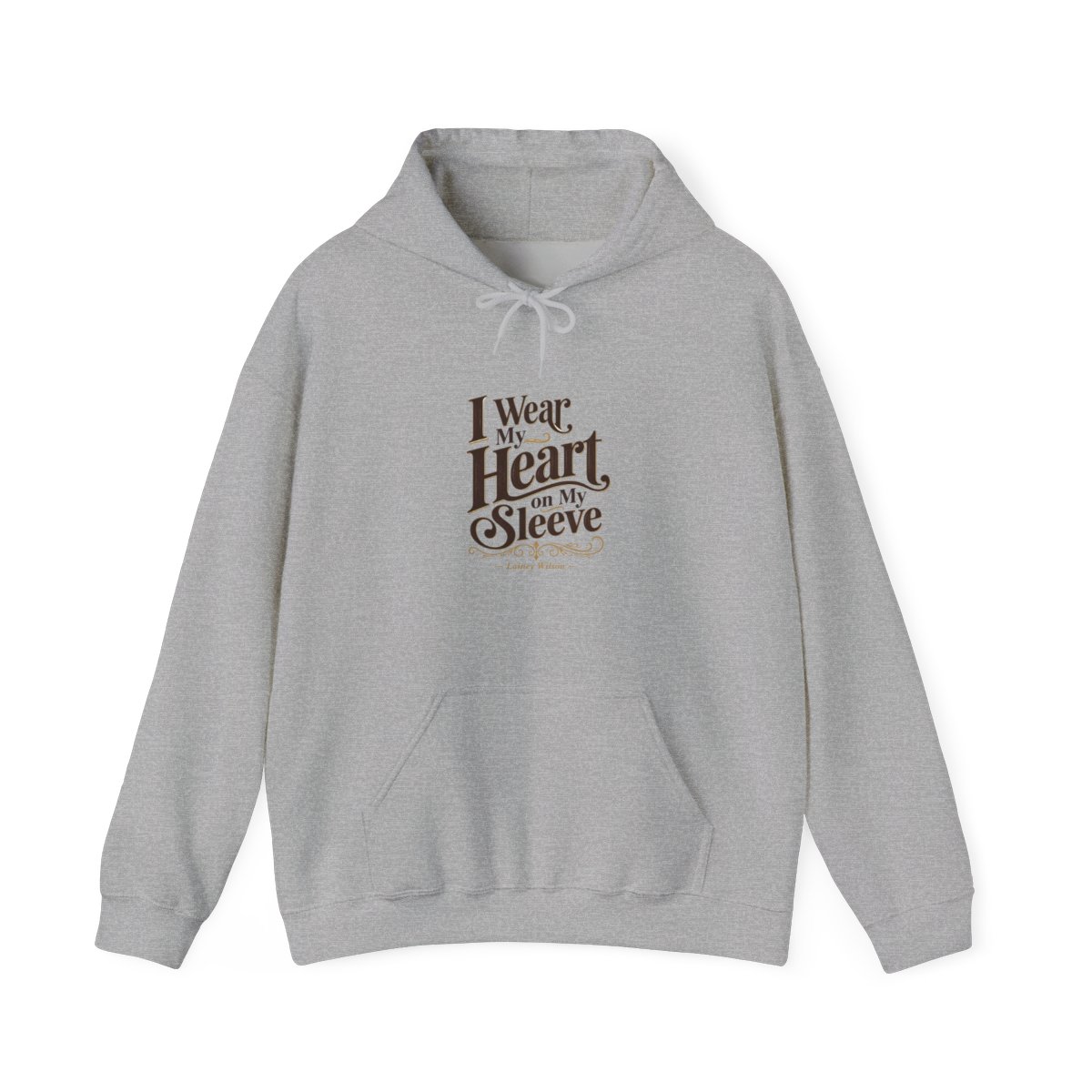 Lainey Wilson "I Wear My Heart on My Sleeve" Hoodie - alternate angle 2, merchandise