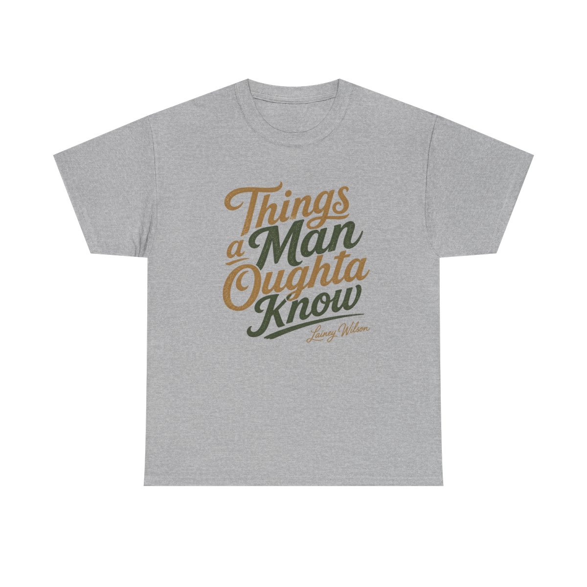 Lainey Wilson "Things a Man Oughta Know" Unisex Tee - alternate angle 3, merchandise