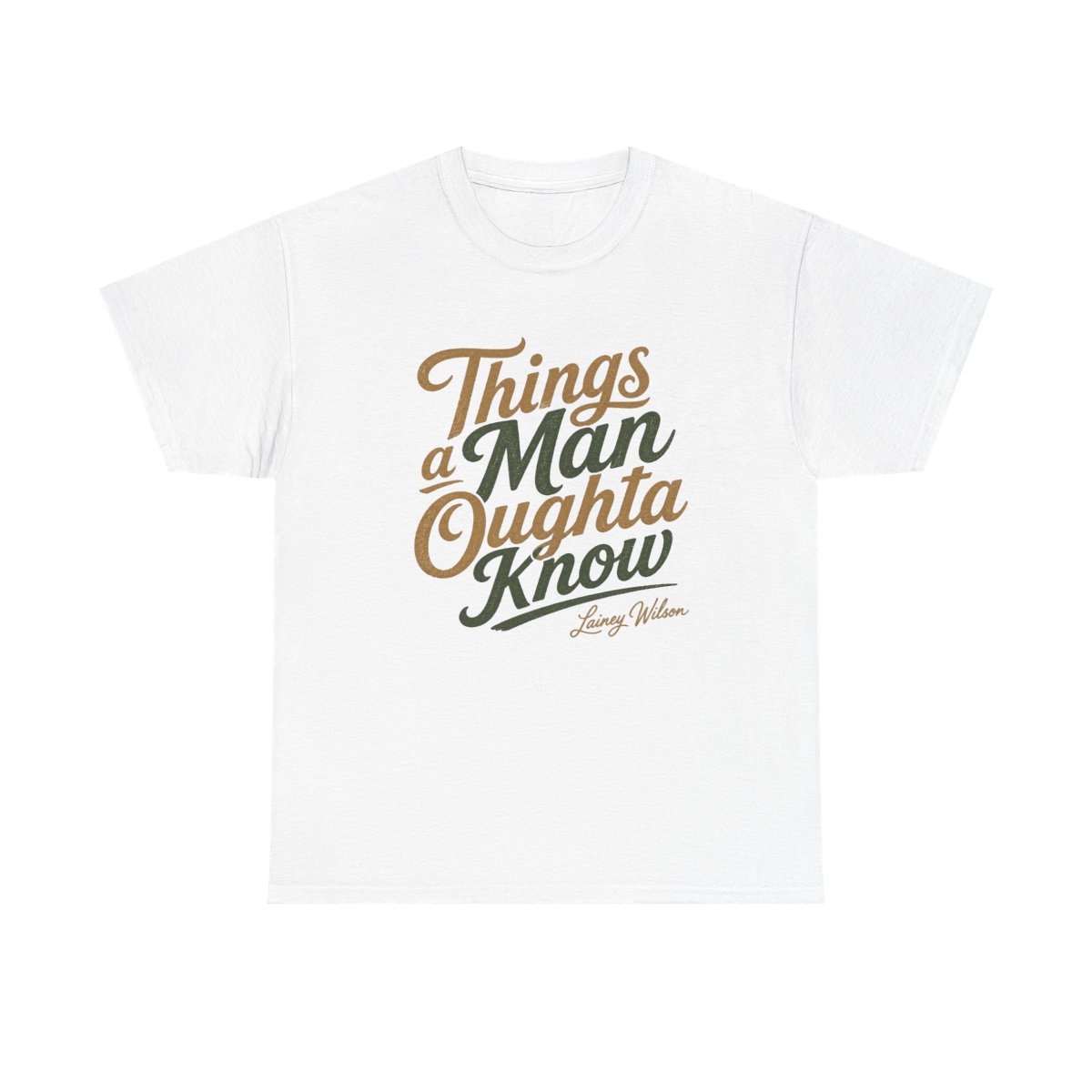 Lainey Wilson "Things a Man Oughta Know" Unisex Tee