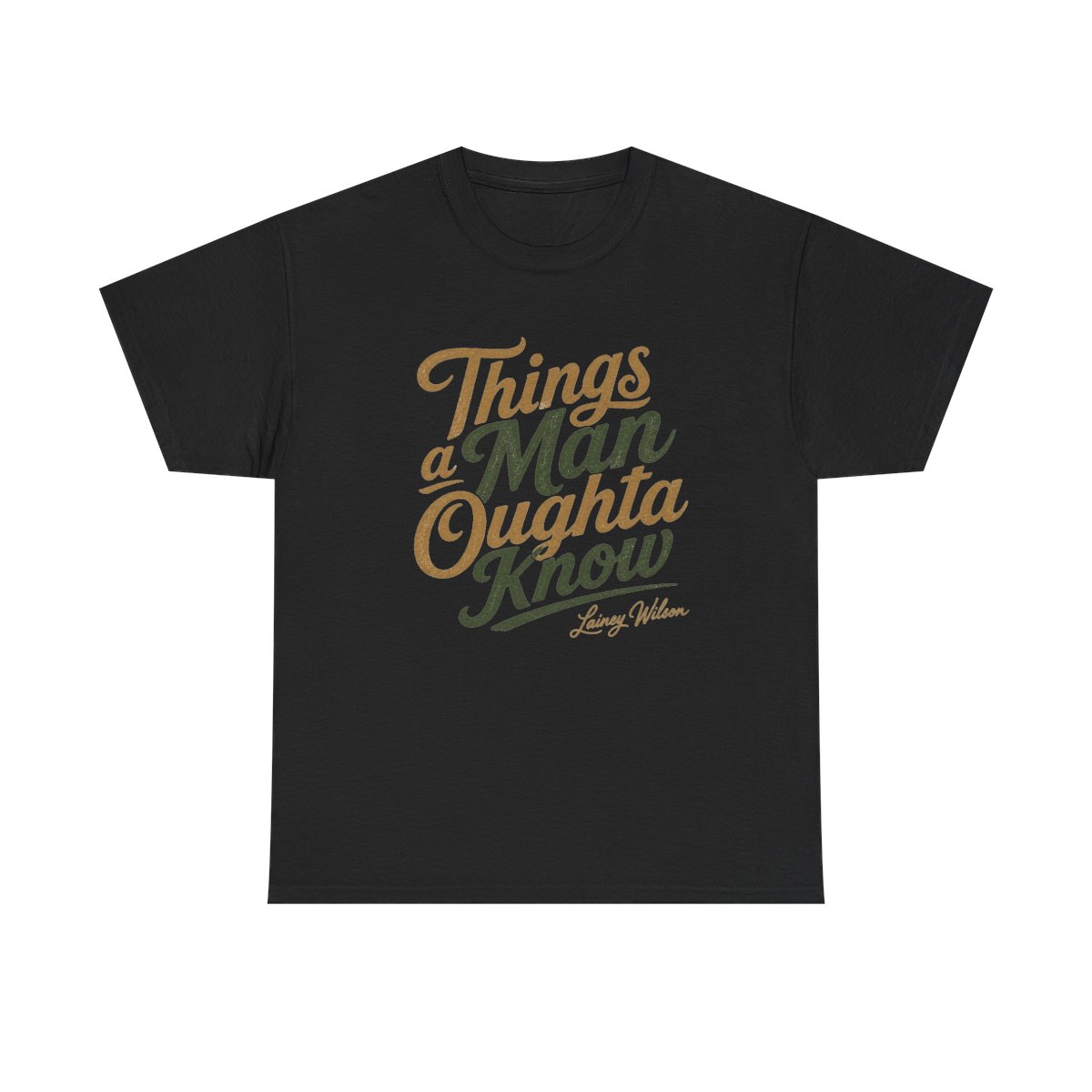 Lainey Wilson "Things a Man Oughta Know" Unisex Tee - alternate angle 2, merchandise