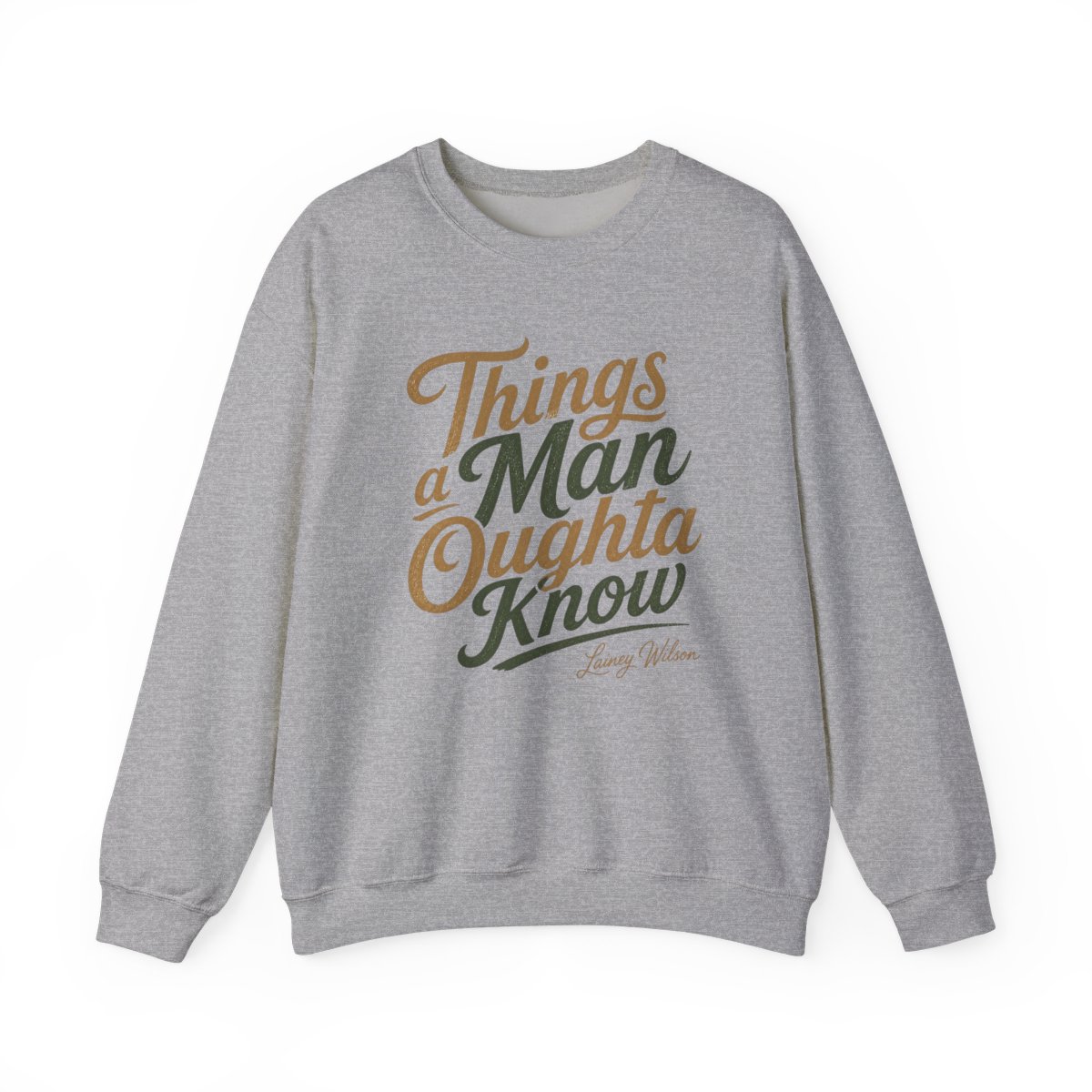 Lainey Wilson "Things a Man Oughta Know" Crewneck