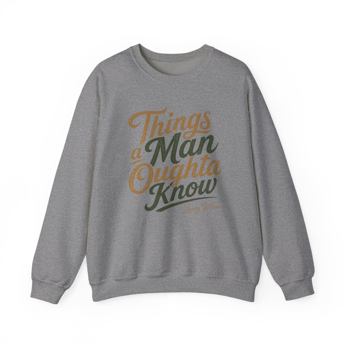 Lainey Wilson "Things a Man Oughta Know" Crewneck - alternate angle 3, merchandise