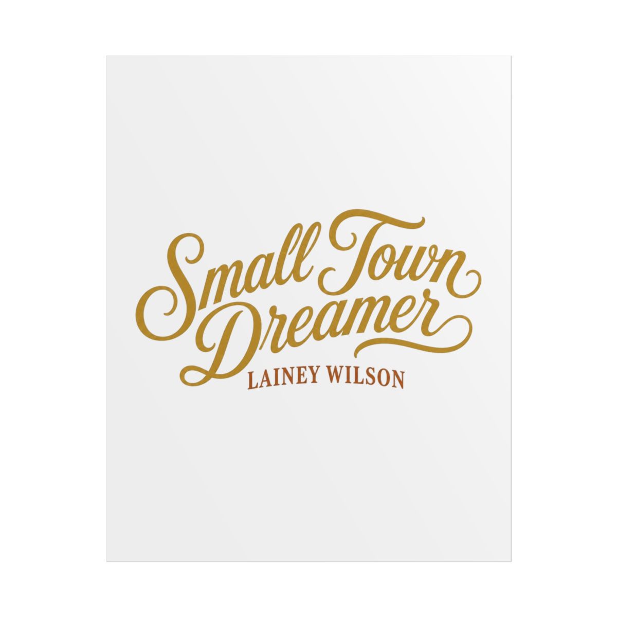 Lainey Wilson "Small Town Dreamer" Poster - Official Posters & Wall Art merchandise