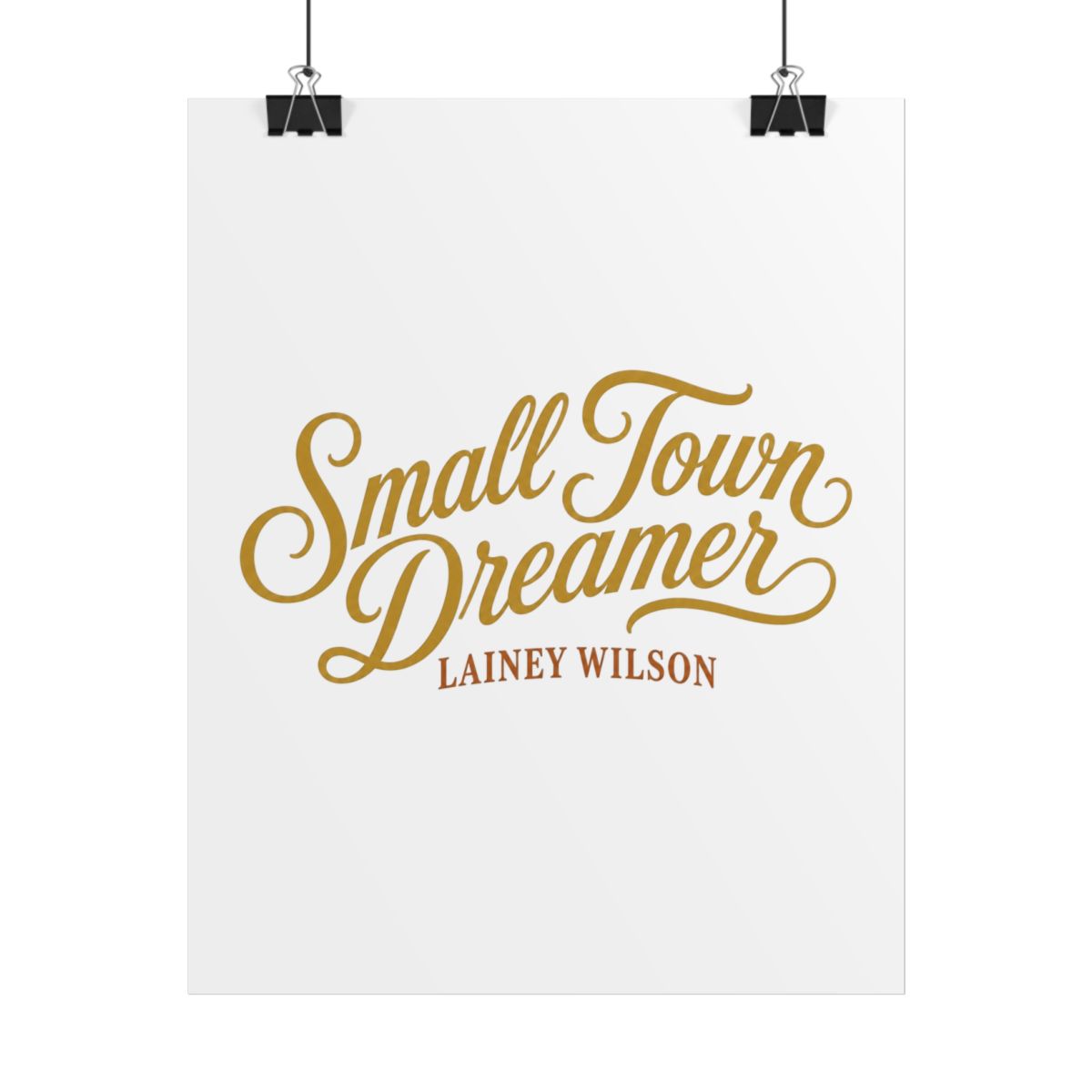Lainey Wilson "Small Town Dreamer" Poster