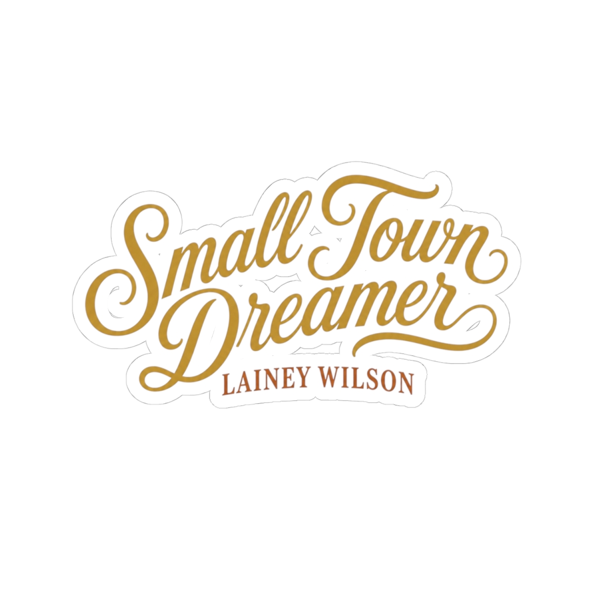 Lainey Wilson "Small Town Dreamer" Sticker - alternate angle 2, merchandise