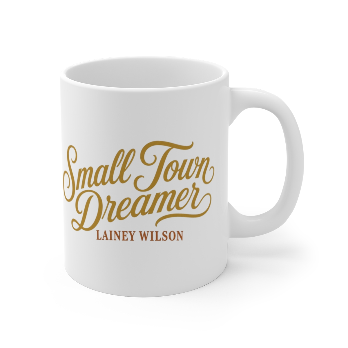 Lainey Wilson "Small Town Dreamer" White Mug