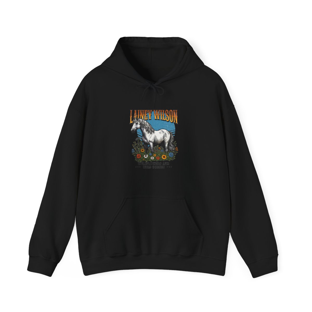 Lainey Wilson Wildflowers and Wild Horses Hoodie - alternate angle 5, merchandise
