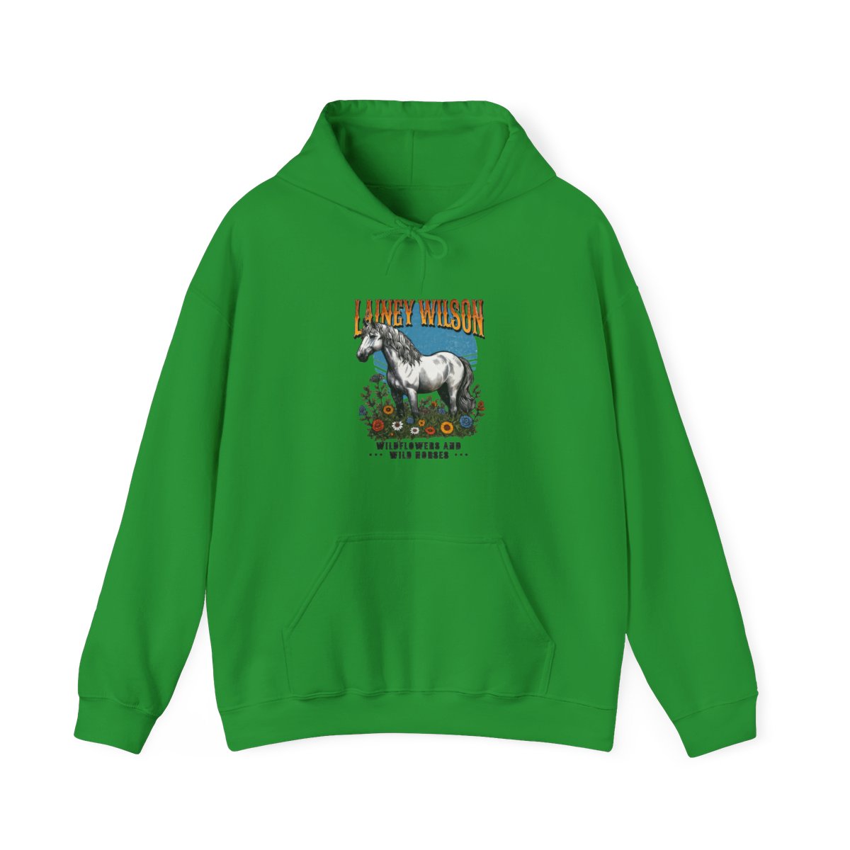 Lainey Wilson Wildflowers and Wild Horses Hoodie - alternate angle 3, merchandise