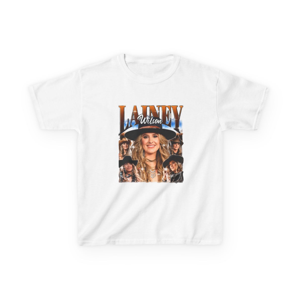 Lainey Wilson Vintage Country Music Kids T-Shirt