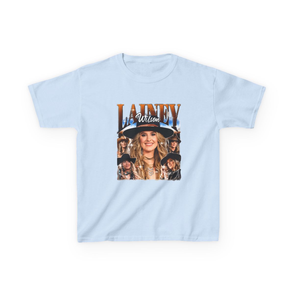 Lainey Wilson Vintage Country Music Kids T-Shirt - alternate angle 5, merchandise
