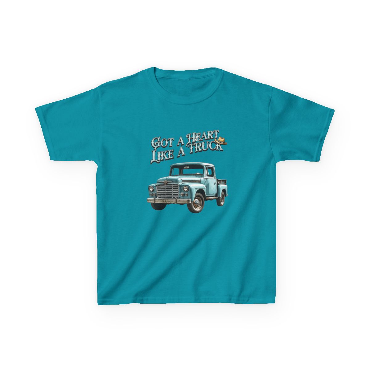 Lainey Wilson Got a Heart Like a Truck Kids T-Shirt - alternate angle 2, merchandise