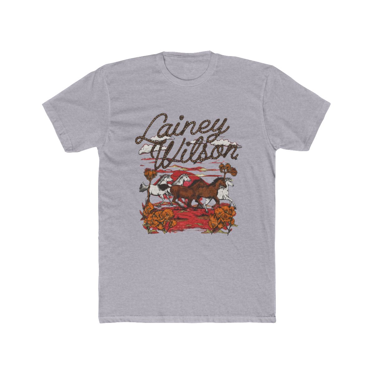 Lainey Wilson Wild Horses girl vintage T Shirt - alternate angle 4, merchandise