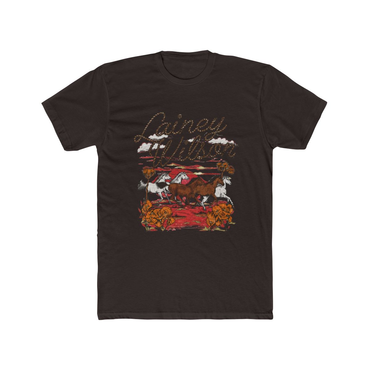 Lainey Wilson Wild Horses girl vintage T Shirt - alternate angle 5, merchandise