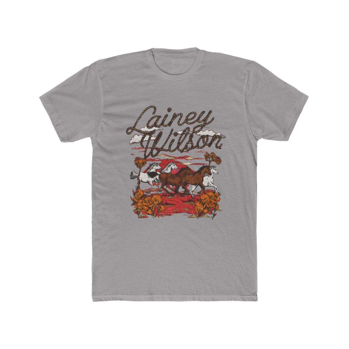 Lainey Wilson Wild Horses girl vintage T Shirt - alternate angle 3, merchandise
