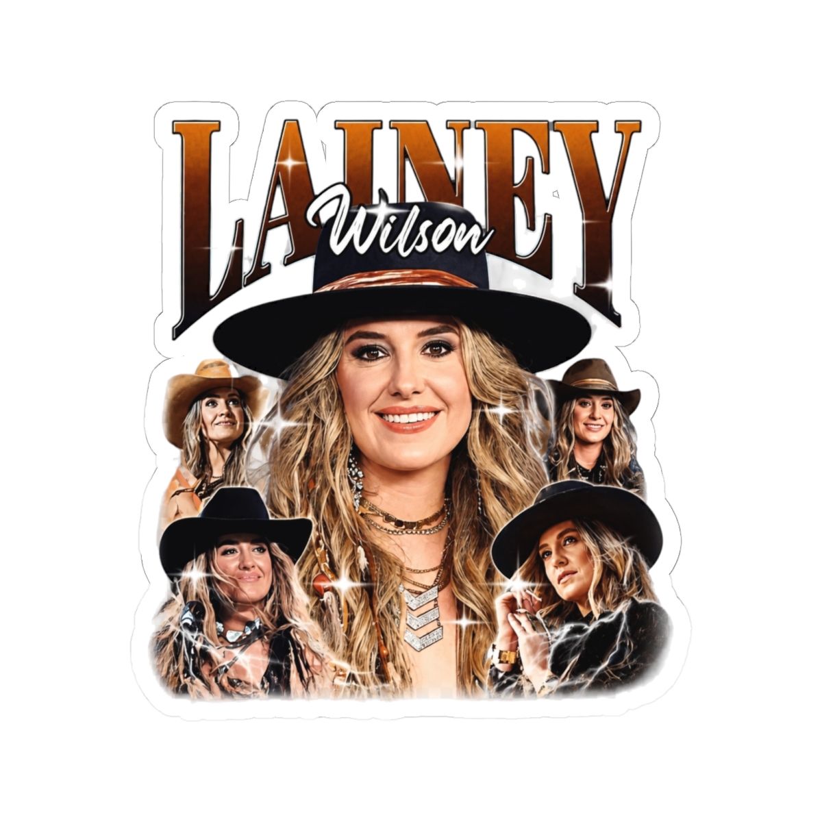 Lainey Wilson Vintage Country Music Sticker