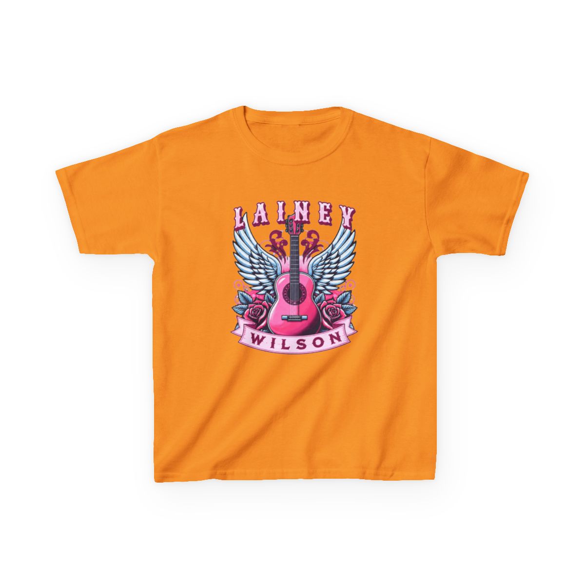Lainey Wilson Guitar Kids T-Shirt - alternate angle 3, merchandise
