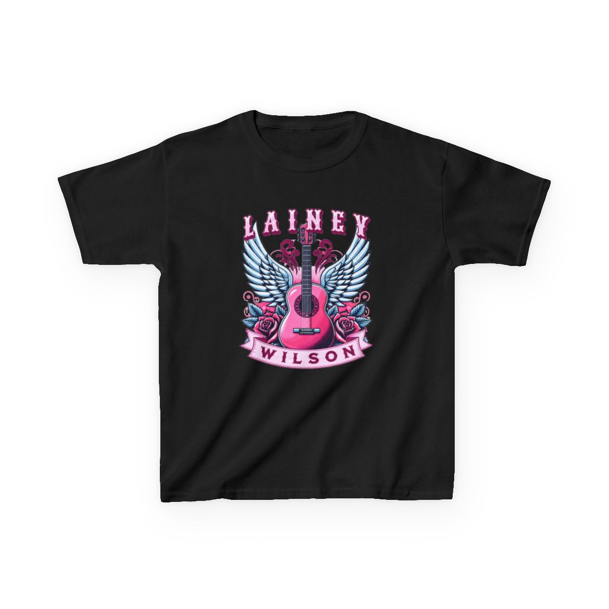 Lainey Wilson Guitar Kids T-Shirt - alternate angle 2, merchandise