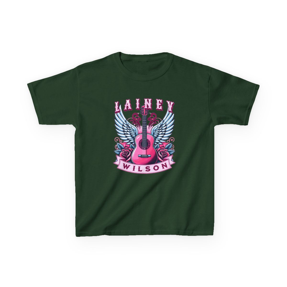 Lainey Wilson Guitar Kids T-Shirt - alternate angle 5, merchandise