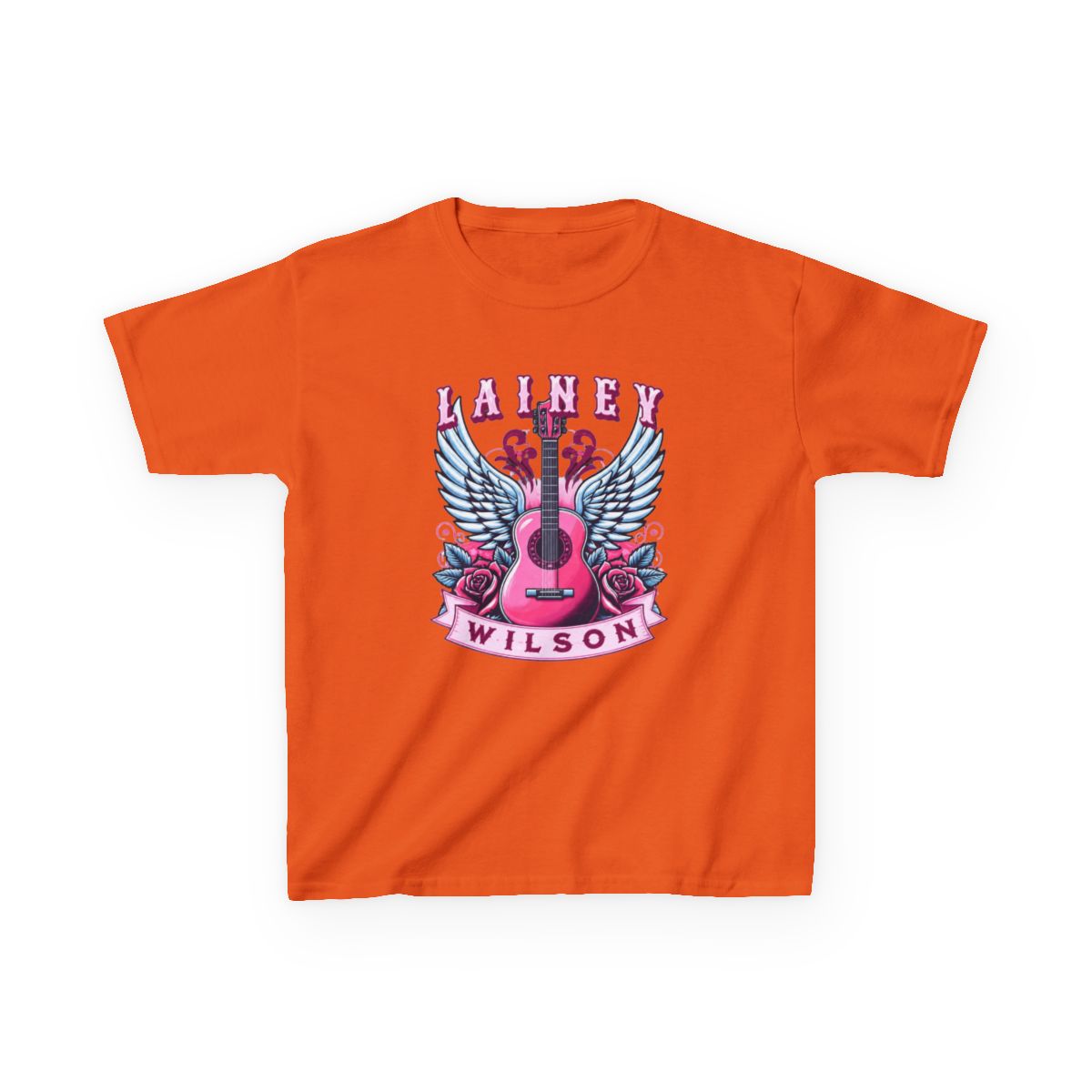 Lainey Wilson Guitar Kids T-Shirt - alternate angle 4, merchandise