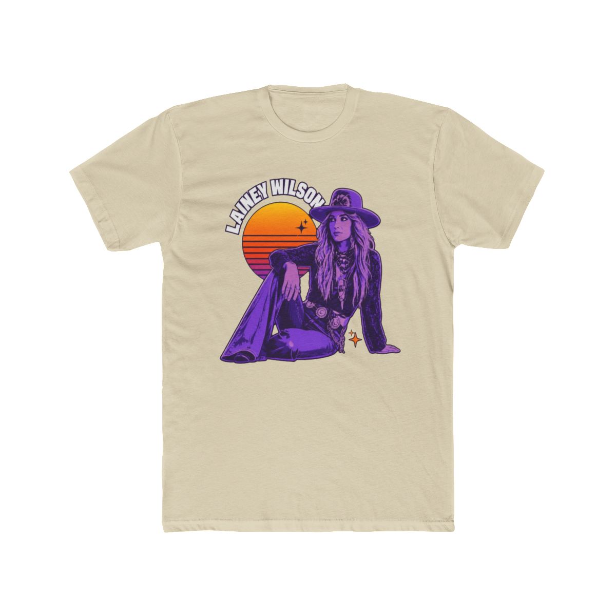 Lainey Wilson Retro Graphic Art T Shirt - alternate angle 4, merchandise