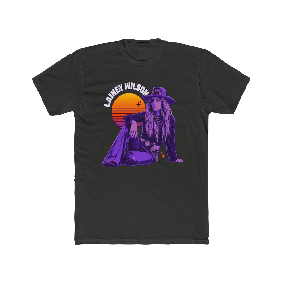 Lainey Wilson Retro Graphic Art T Shirt - alternate angle 2, merchandise