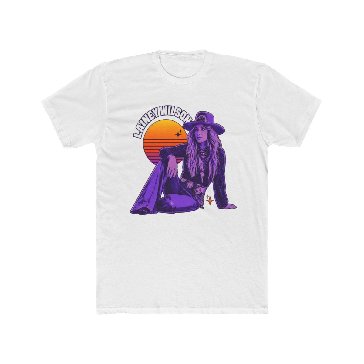 Lainey Wilson Retro Graphic Art T Shirt - alternate angle 4, merchandise