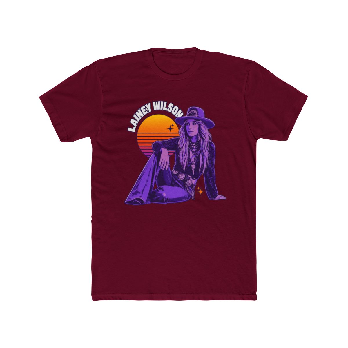 Lainey Wilson Retro Graphic Art T Shirt - alternate angle 3, merchandise